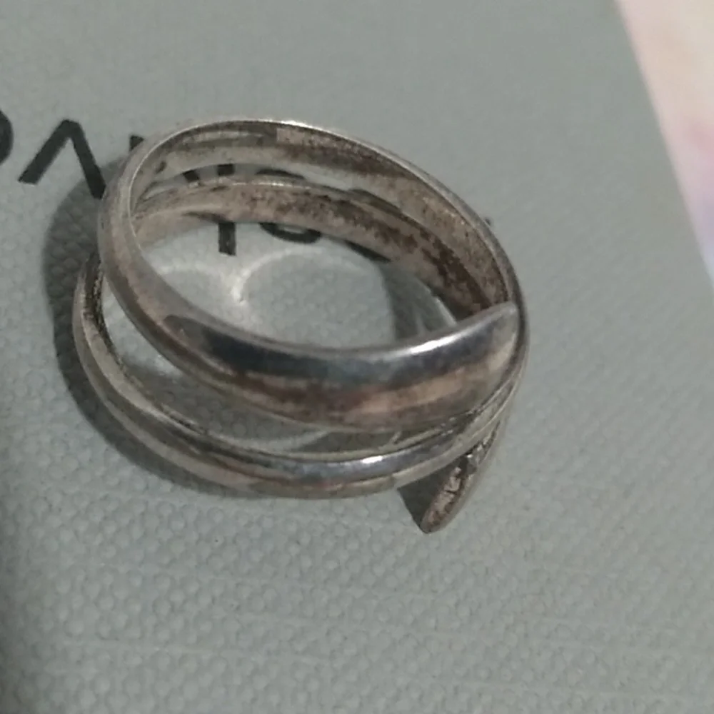 SALE! Swirl 925 Sterling Silver Ring Sz.7